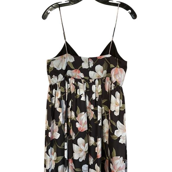 Sachin + Babi New Size 10 Jessica Floral V Neck Empire Waist Gown Ebony Garden - Picture 7 of 9